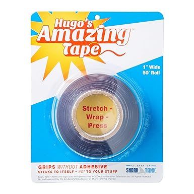 Hugo's Amazing Tape - 50 ft Roll x 1" Wide Reusable Double Sided Non-Stick Adhesive | Amazon (US)