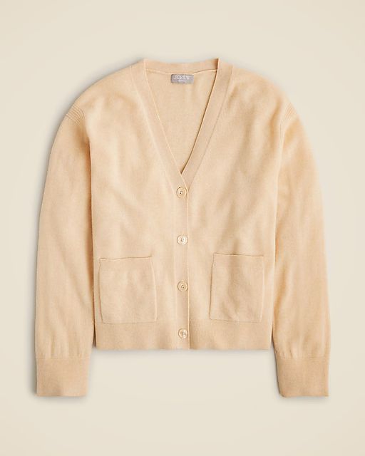 Cashmere patch-pocket cardigan sweater | J. Crew US