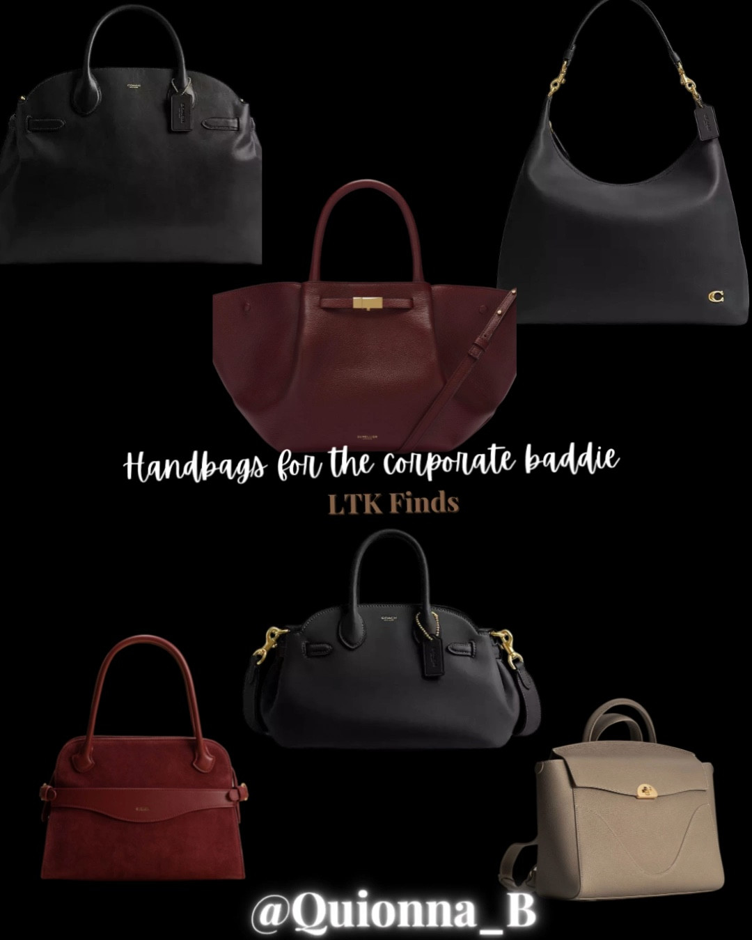 Where are all my corporate baddies??? Let’s takeover the workforce and look cute doing it! #corporatebaddie #handbags #totebags #workbag #handbaglovers #coach #laptopbag

#LTKStyleTip #LTKGiftGuide #LTKItBag