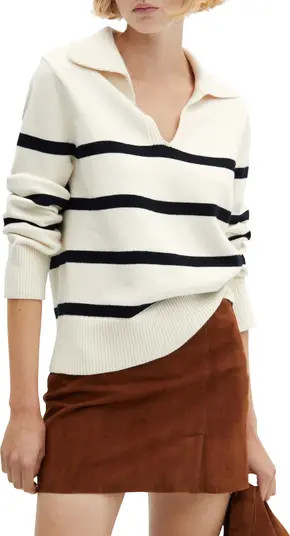 Stripe Polo Sweater | Nordstrom