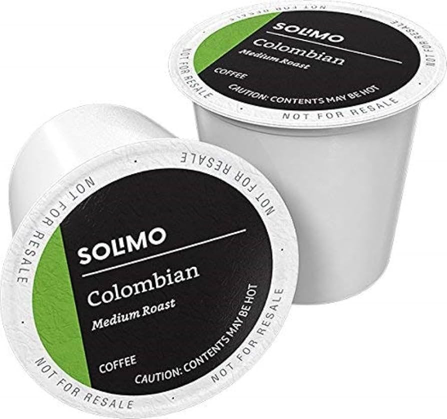 Amazon Brand - Solimo Medium Roast Coffee Pods, Colombian, Compatible with Keurig 2.0 K-Cup Brewe... | Amazon (US)