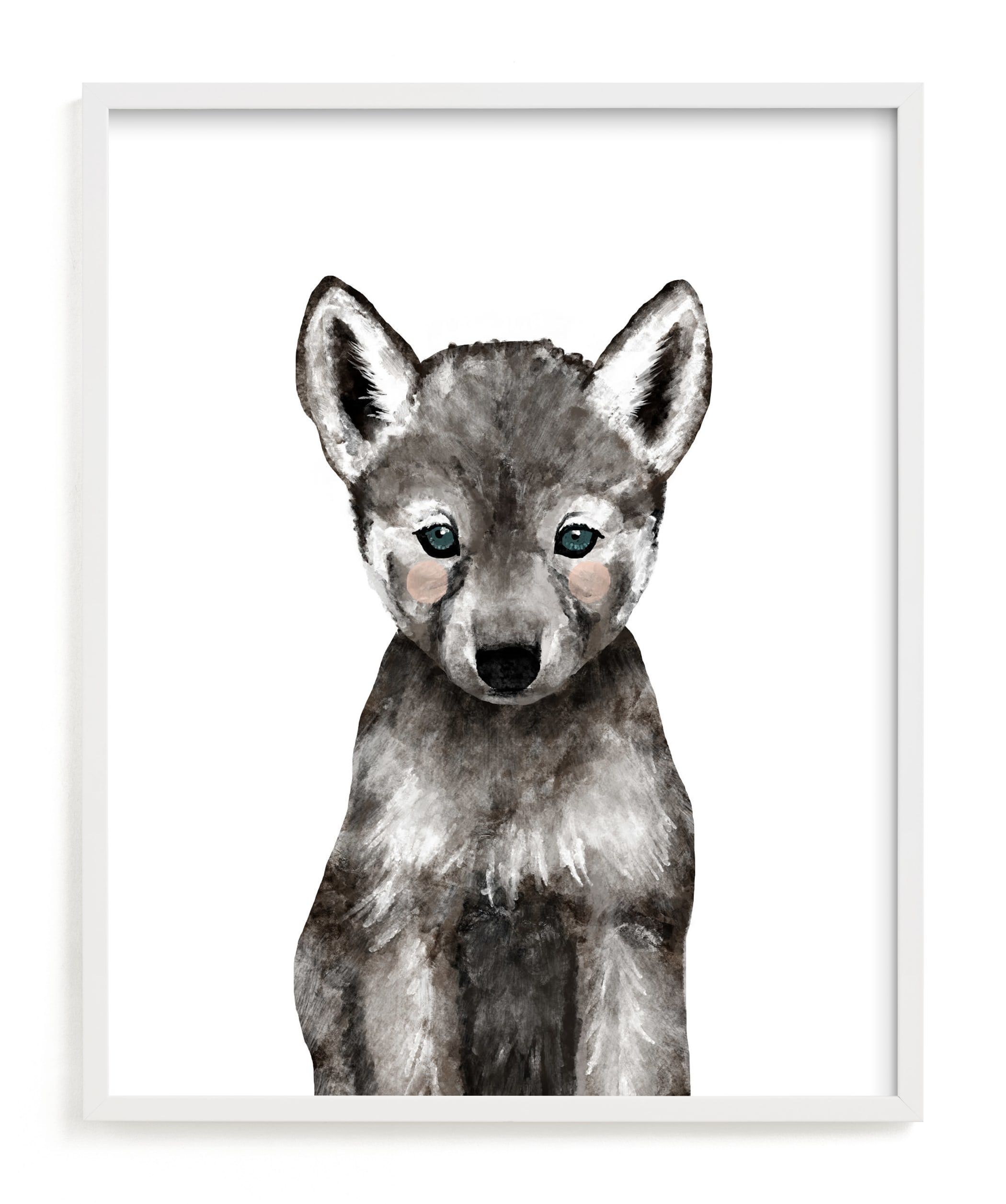 "Baby Animal Wolf" - Art Print by Cass Loh. | Minted