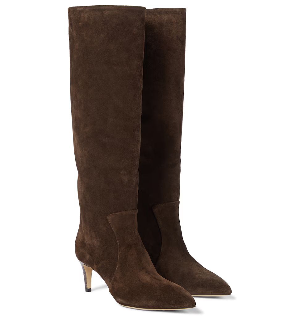 Knee-high suede boots | Mytheresa (UK)