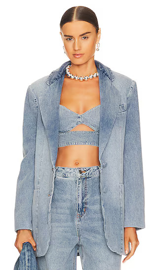 Agnes Blazer in Lancer Wash | Revolve Clothing (Global)