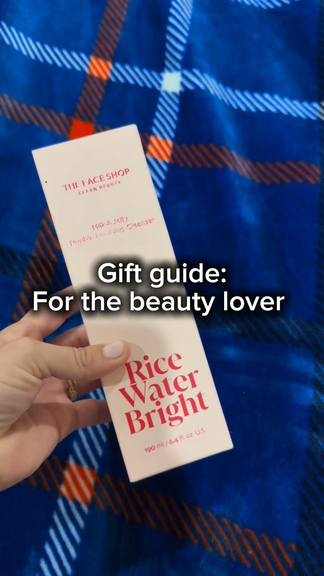 Gift guide for the beauty lover: rice water bright double cleanser. It melts away makeup, sunscreen, dirt, and impurities. 

Your skin feels light, soft, and moisturized. 🤍 perfect Christmas gift for the one that loves beauty products and a clean face! 

#christmasgiftideas #giftguide #holidaygifts #giftsforher #giftsformom 

#LTKCyberWeek #LTKGiftGuide #LTKHoliday