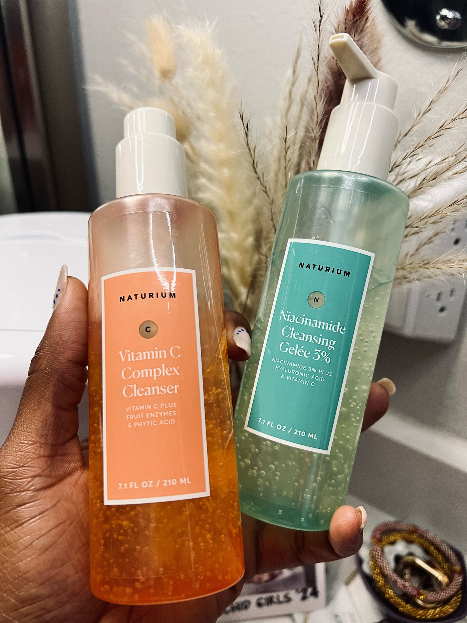 Two of my favorite cleansers from Naturium! 

The Vitamin C Complex cleanser is packed with Phytic acid and fruit enzymes that gently exfoliate and brighten the skin. 

The Niacinamide Cleansing Gelee uses niacinamide to dissolve make up, oil and other impurities, while targeting dark spots and uneven texture. 


#LTKBeauty #LTKFindsUnder50 #LTKActive