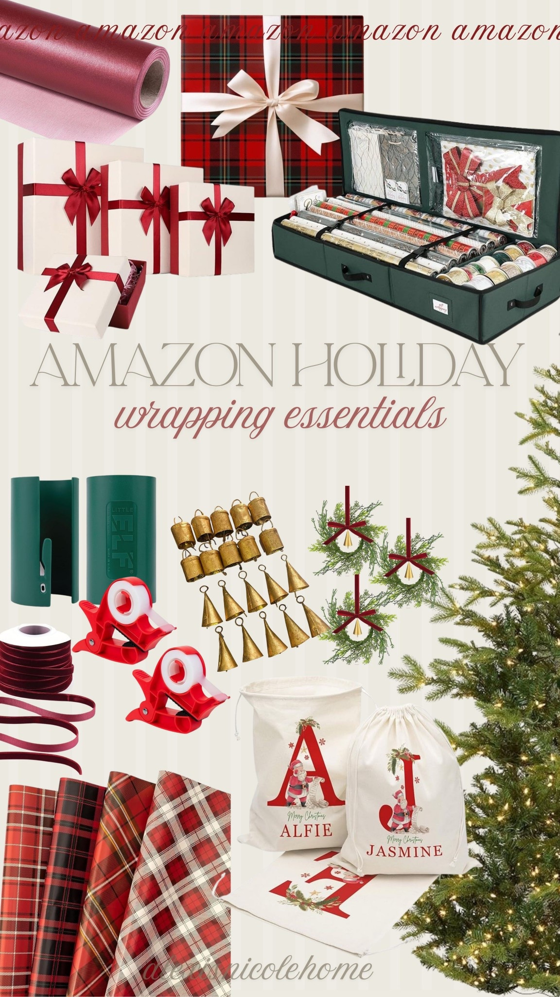 Wrapping essentials all from Amazon!! Some of my favorite tools & storage & wrapping! 

#LTKHoliday #LTKHome #LTKSeasonal