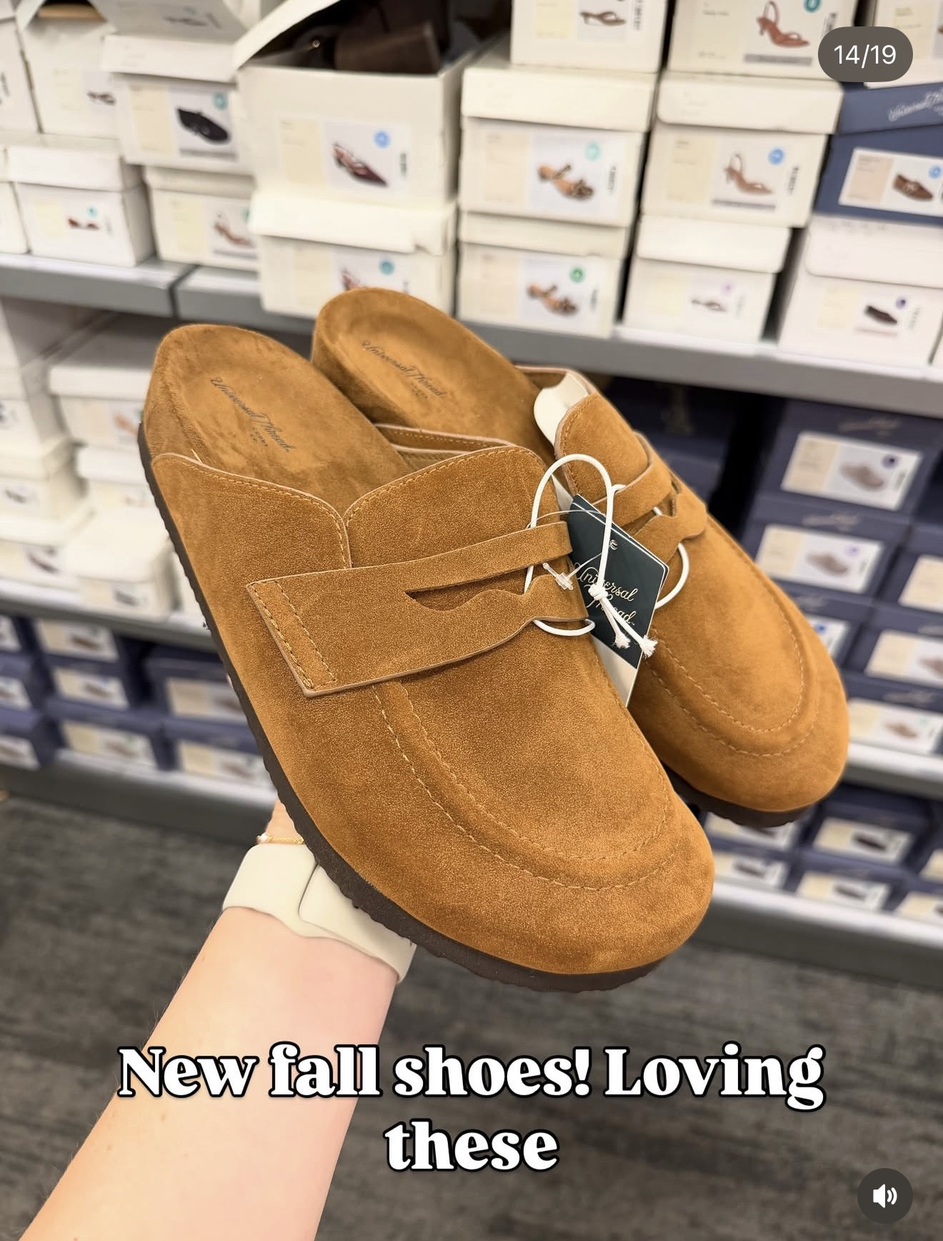 New faux suede loafer mules at Target #targetcreator