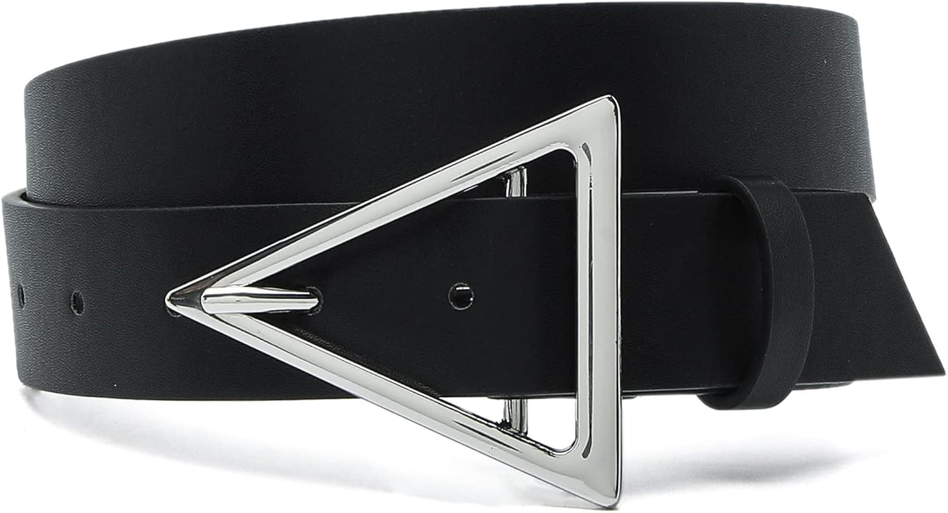 HOTWILL Belts for Women Jeans Dress Fashion Wide Waist Belt with Bronze Triangle Buckle | Amazon (US)
