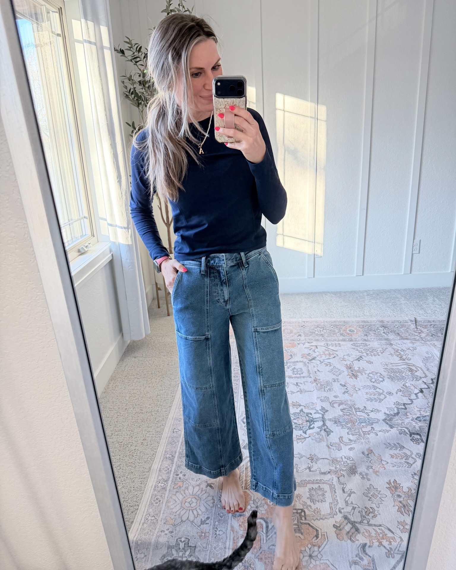Some of my all-time favorite denim is actually from Walmart. The quality is so good, the price is even better, and the only downside is their best pairs sell out so fast!