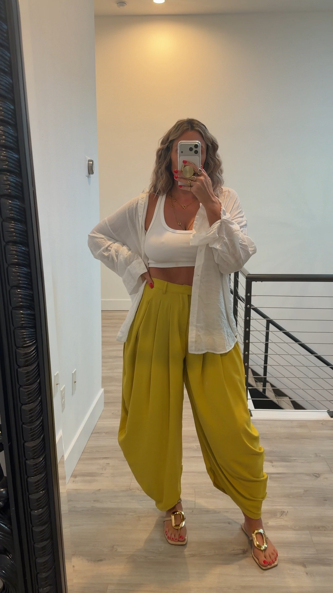 Airport Outfit with my fav Amazon things 

Pants XL
White button down XL
Comfortable sandals TTS sports bra L
Water Resistant Anklets (large ankle friendly) 

My travel backpack highly recommend I’ve had it for 12 years and very durable. 

The jewelry is from KC Chic. Super high quality and water resistant. It is linked and I have a 30% off code: Christine

#LTKootd