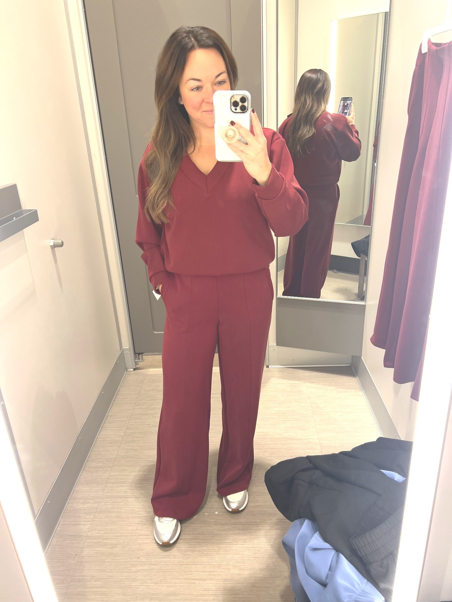 Target finds! Target looks. Target athleisure. Lounge look. Monochrome set. I’m wearing an XS in both pieces. It runs large. 

#LTKmomlife #LTKOver40 #LTKFindsUnder50