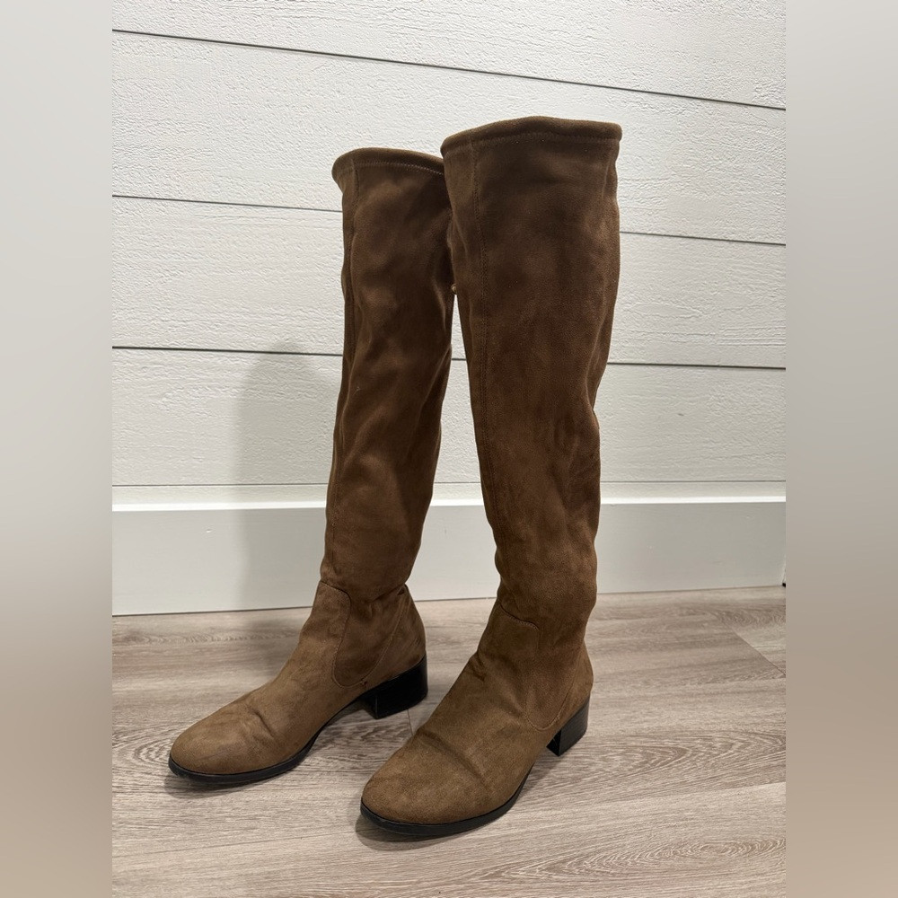 Zara Suede Brown Boots | Poshmark