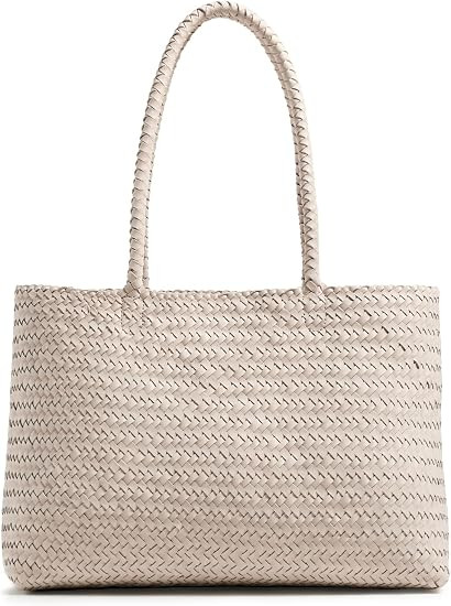 Madewell Women's The Handwoven Leather Tote | Amazon (US)