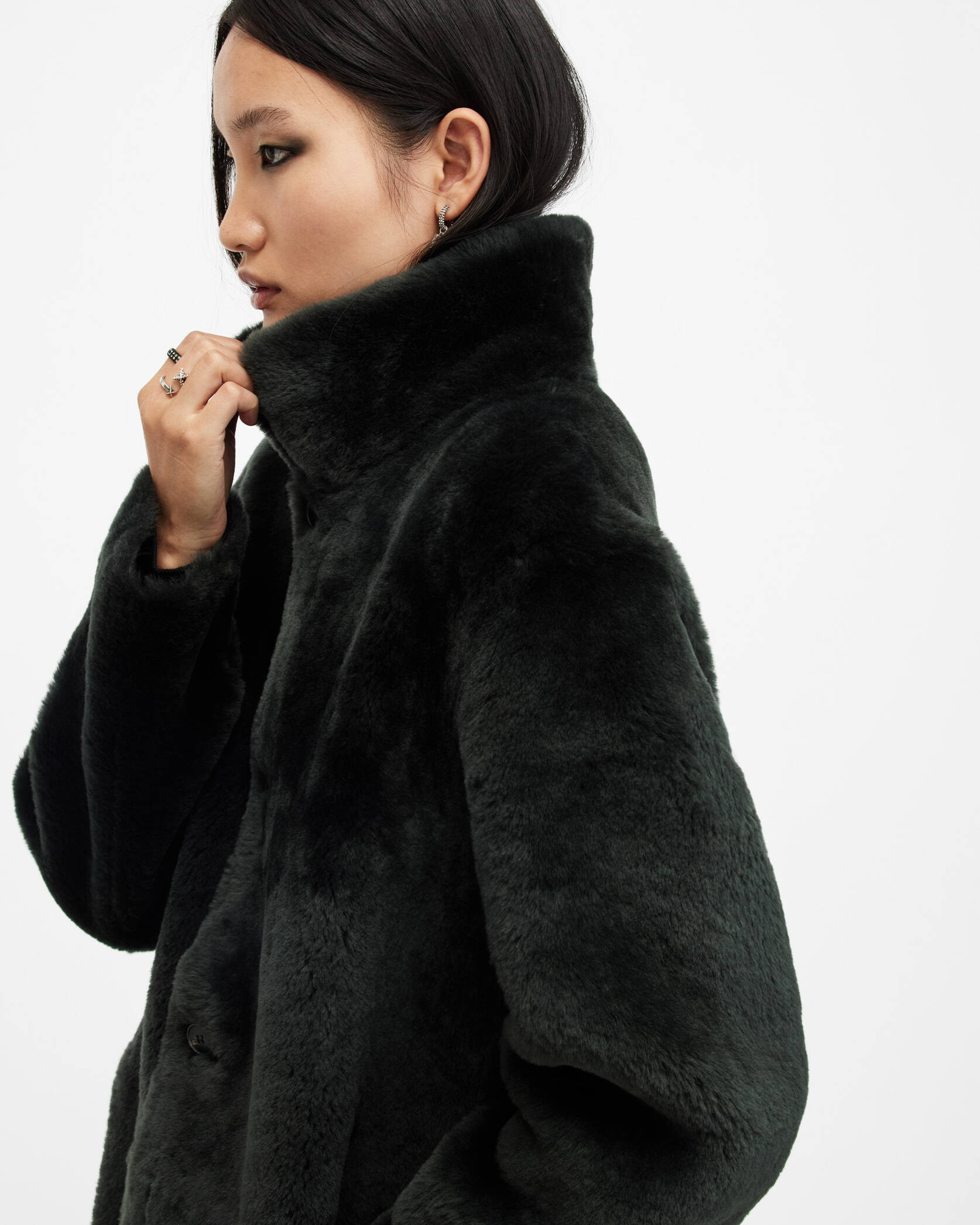 Serra 2-In-1 Reversible Shearling Coat | AllSaints UK