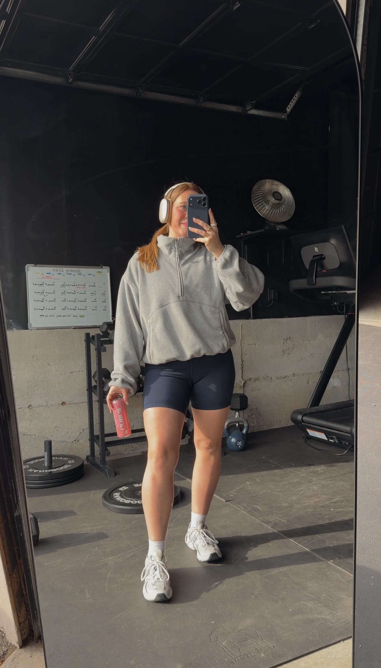 Gym Outfit of the Day 🩶👟 Size 10 | M/L | 5'3" 

 #LTKfitnessgoals #LTKActive #LTKMidsize