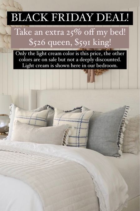 Black Friday sale! Upholstered bed, wayfair sale, Serena and lily sale, bedding, bedroom decor, home decor 

#LTKCyberweek #LTKhome #LTKHoliday