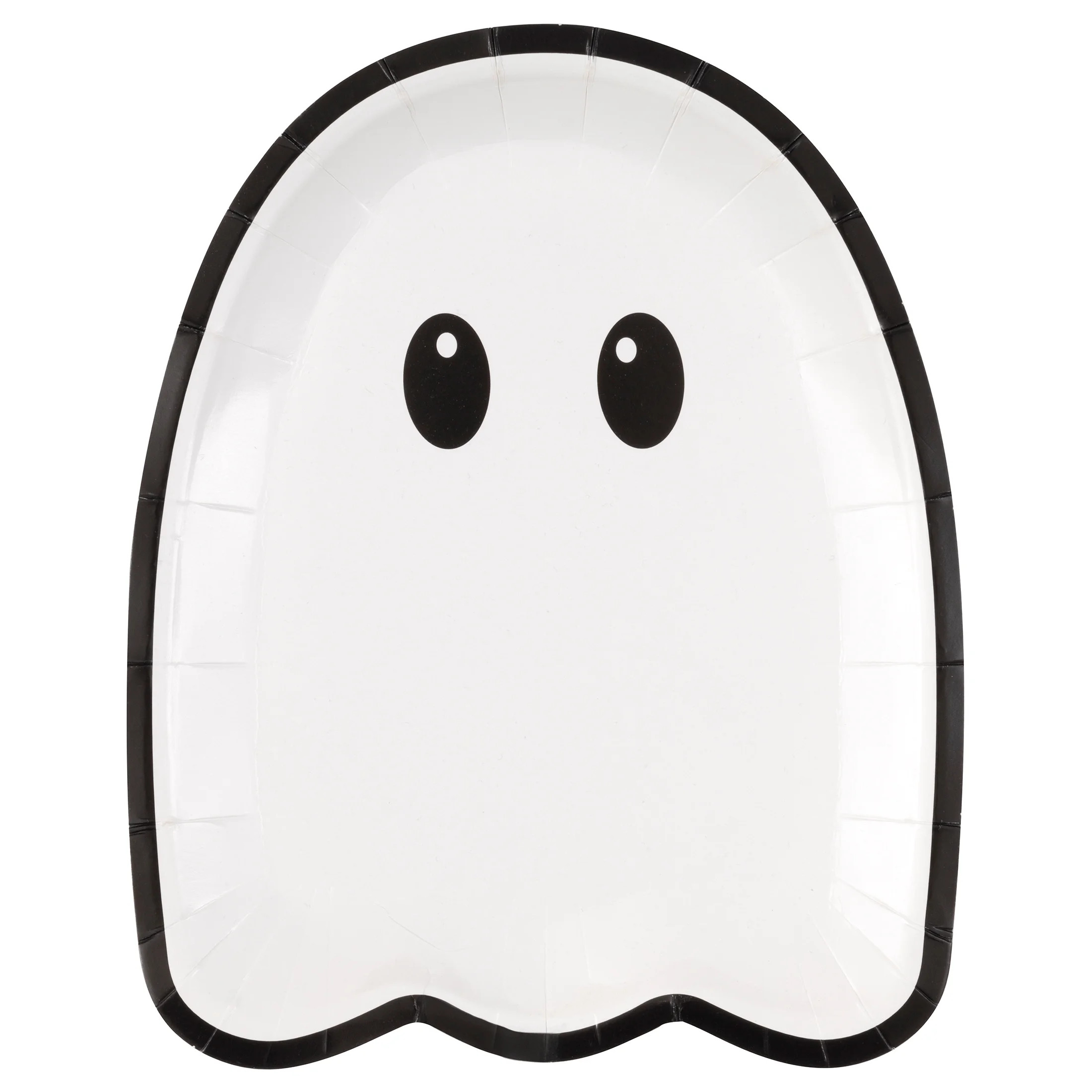Ghost Disposable Paper Plates, White, 8 Count, Halloween by Way To Celebrate | Walmart (US)