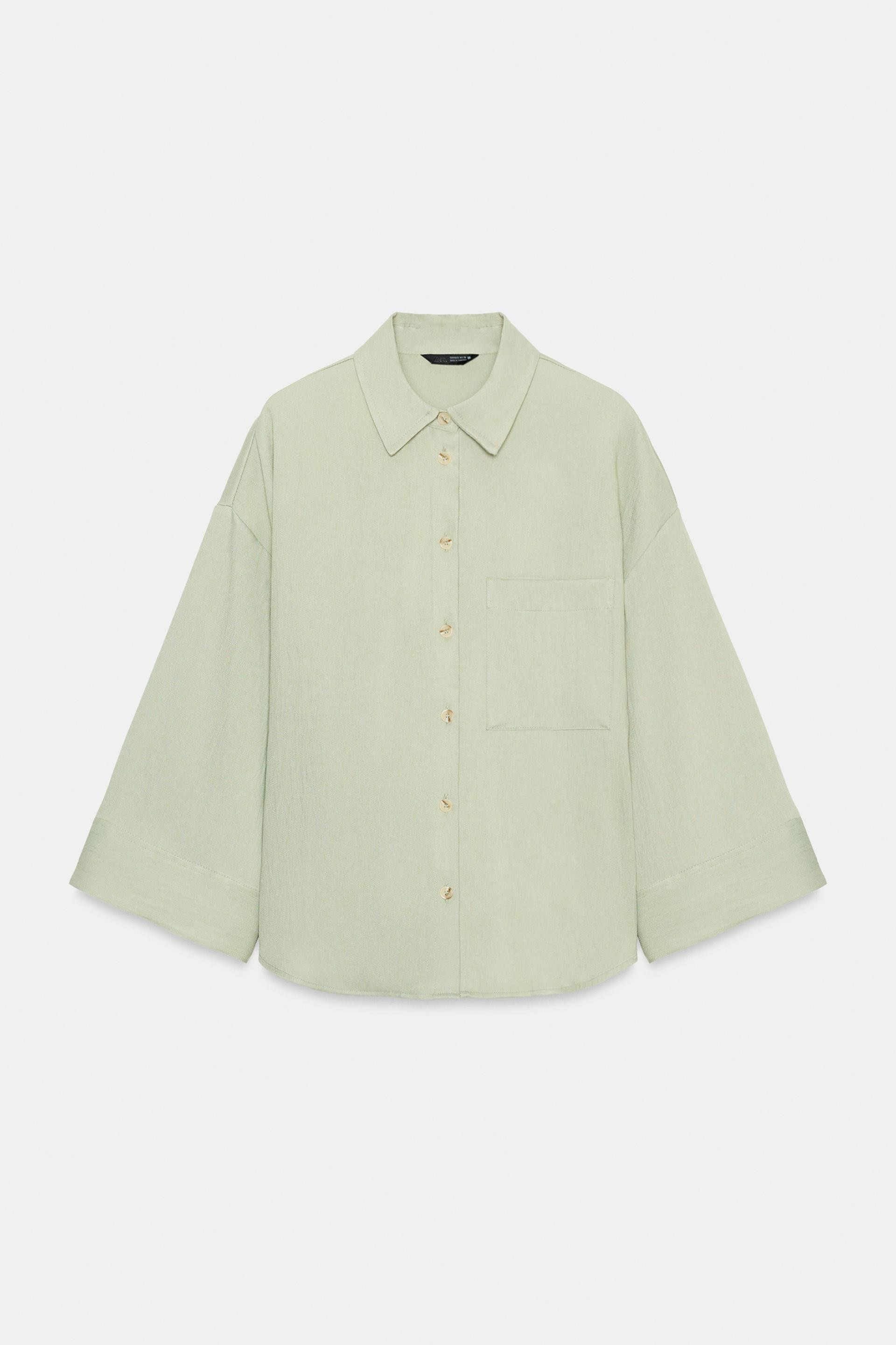 OVERSIZE WIDE SLEEVE SHIRT | Zara US