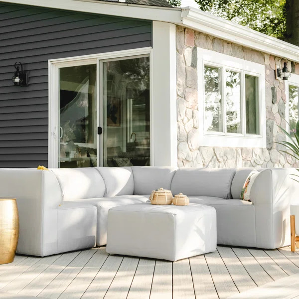 Big Joe Patio 6 Piece Outdoor Sectional | Wayfair North America