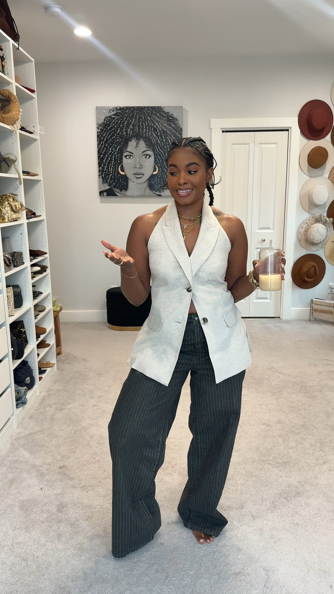 There are shorts to match this vest but me and Zara shorts do not get along. My jeans are also sold out but I will link them as well as some other great options. 
Top: M
Jeans: 10


#LTKMidsize #LTKFindsUnder100 #LTKItBag