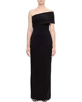 David Jones SOLACE LONDON Lana Maxi Dress in Black, Size 8 AU | David Jones (Australia & New Zealand)
