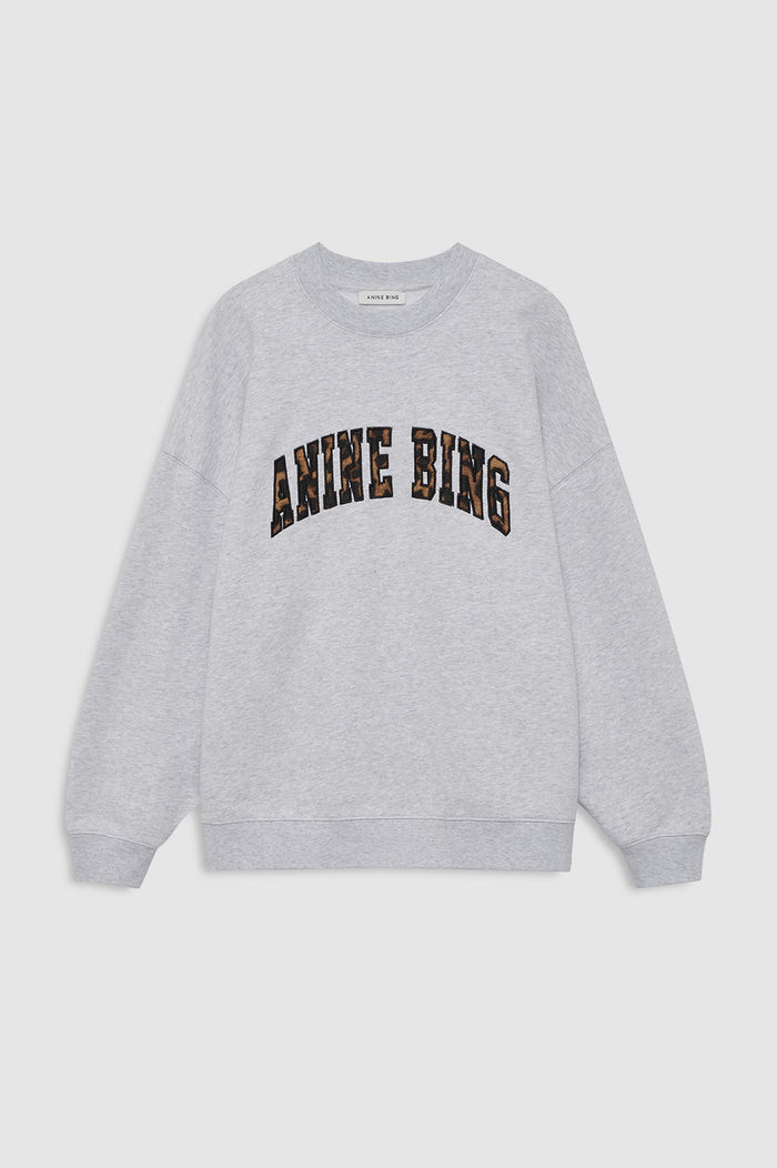 Miles Sweatshirt Los Angeles University - Washed Grey | Anine Bing