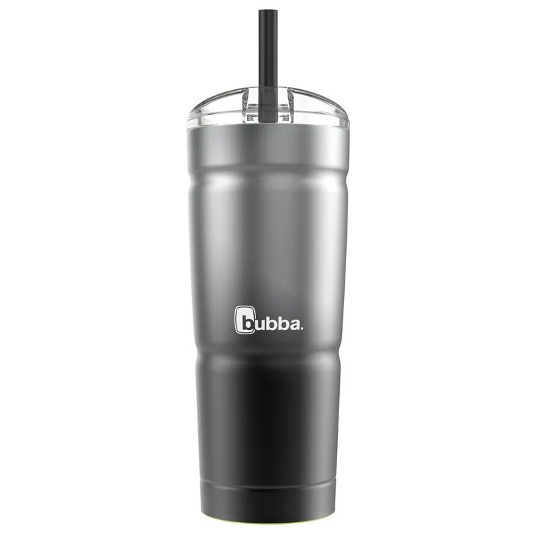 Bubba Envy S Stainless Steel Tumbler with Straw, Black Ombre, 24 fl oz. - Walmart.com | Walmart (US)
