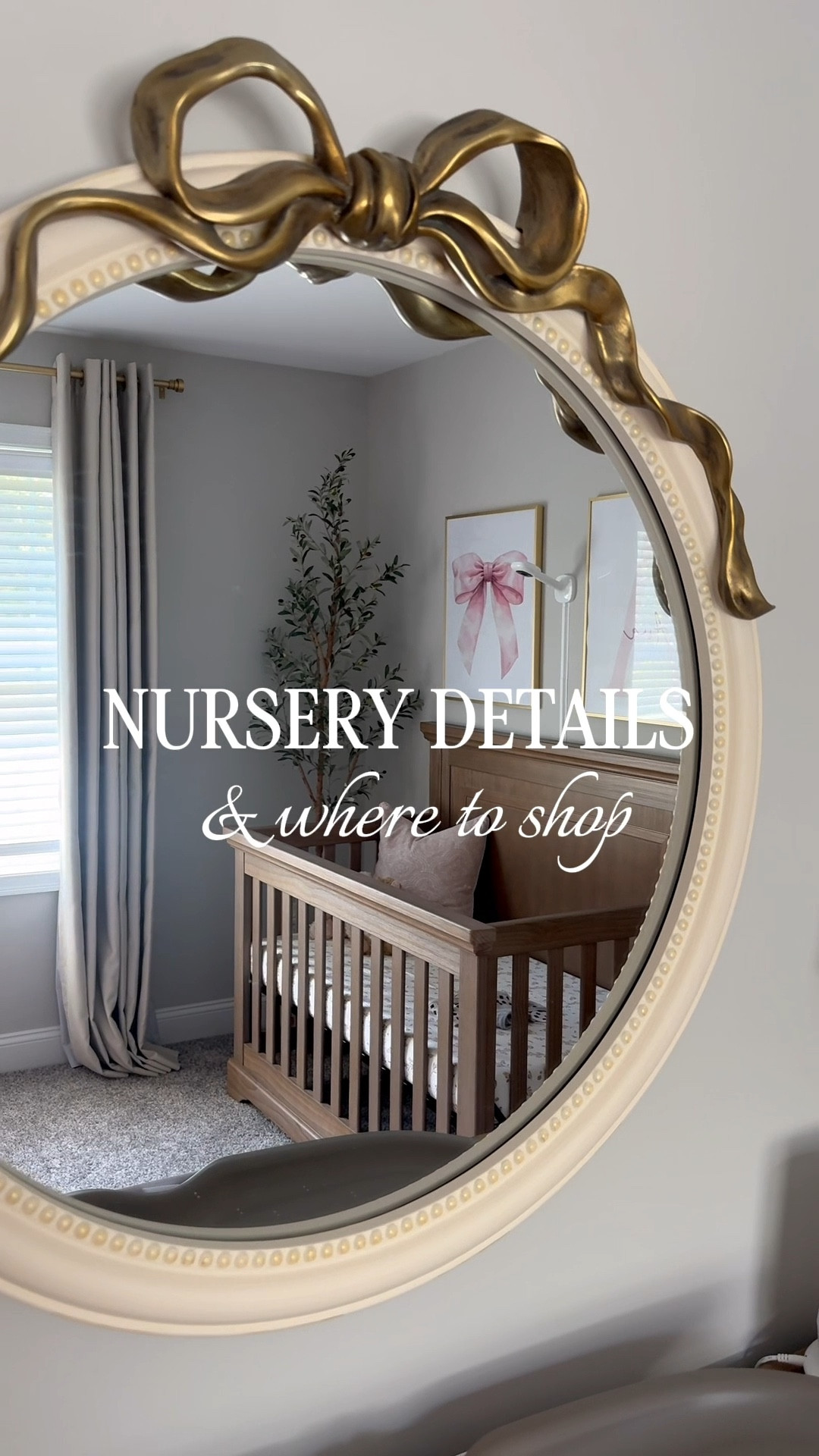 Baby girl nursery details and where to shop! I’m obsessed with the pink, gold and bow theme 🎀

#LTKHome #LTKBaby #LTKFamily