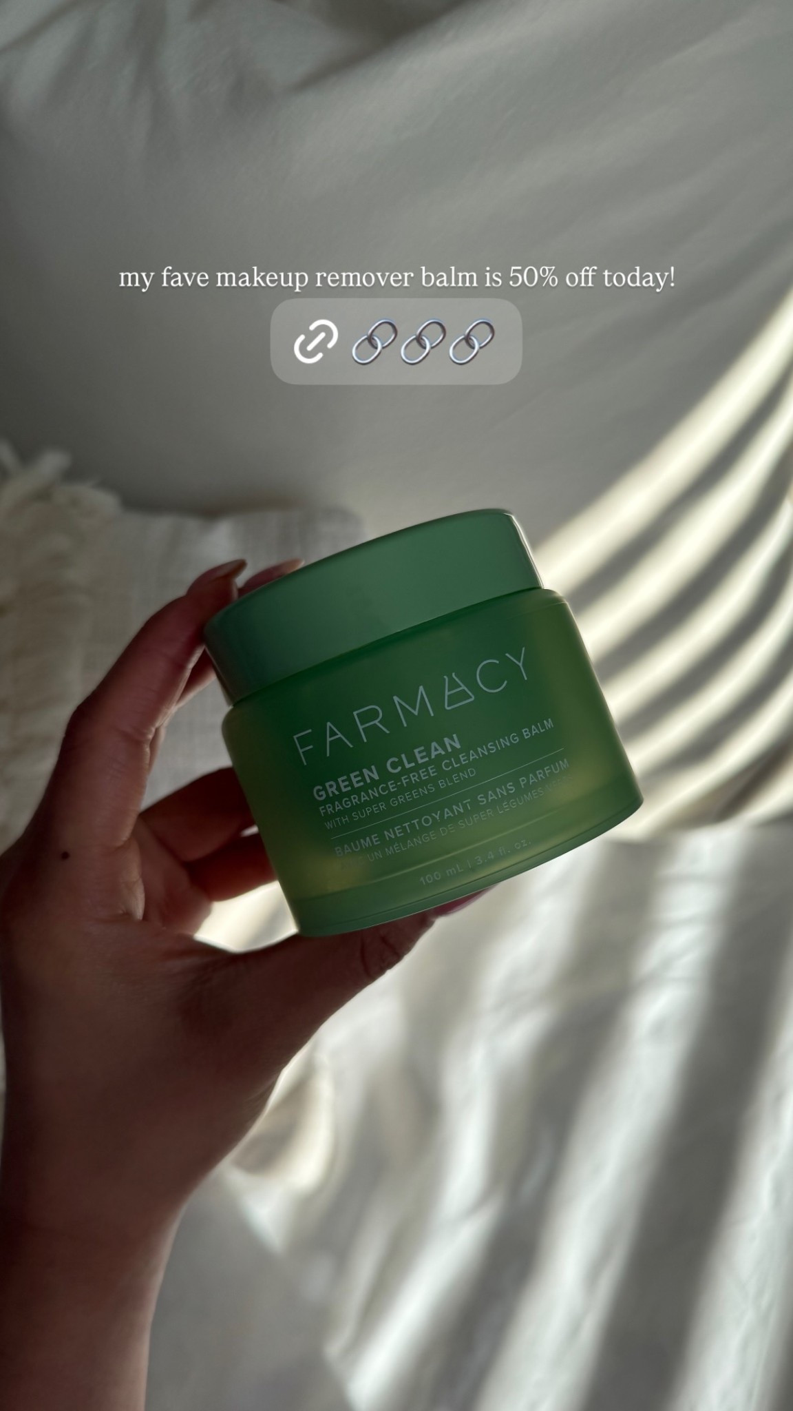 my fave makeup remover balm is 50% off today!