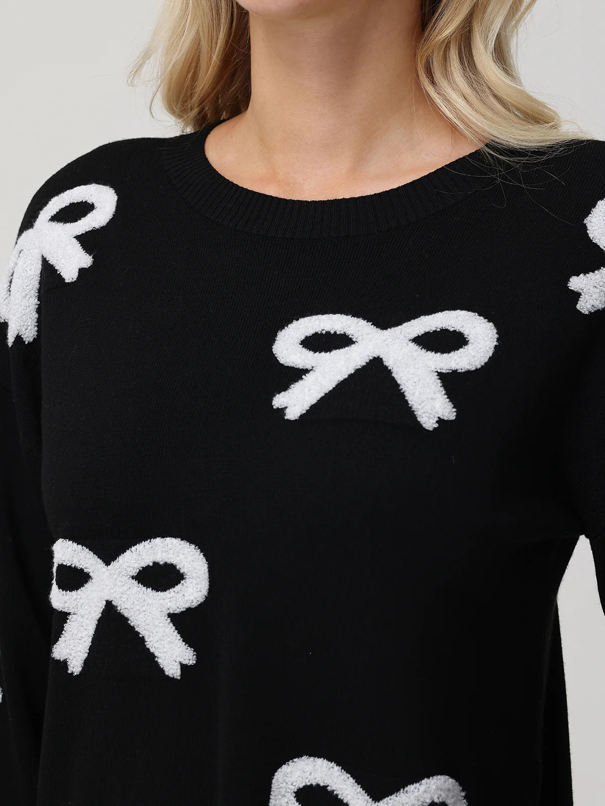 Bows Crewneck Sweater | 89th + Madison