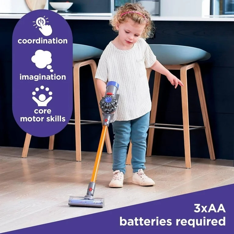 Casdon Toy Dyson Cordless Kids Play Vacuum, Preschool Toys | Walmart (US)