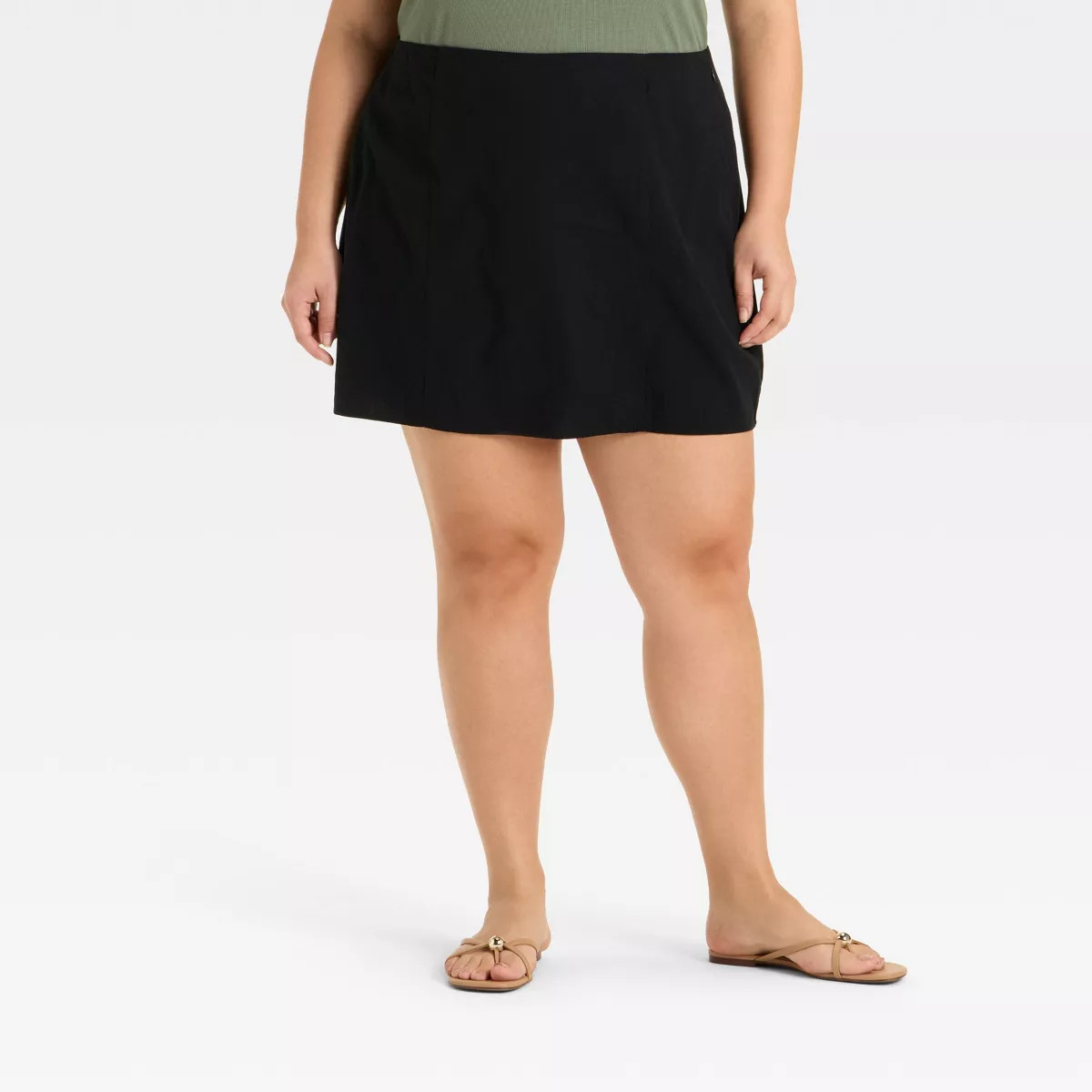 Women's Mini A-Line Skirt - Ava & Viv™ Black | Target