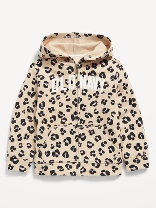 Printed Logo-Graphic Zip Hoodie for Toddler Girls | Old Navy (US)