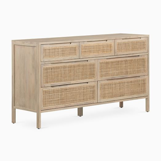 Yvette Woven 7-Drawer Dresser (58") | West Elm (US)