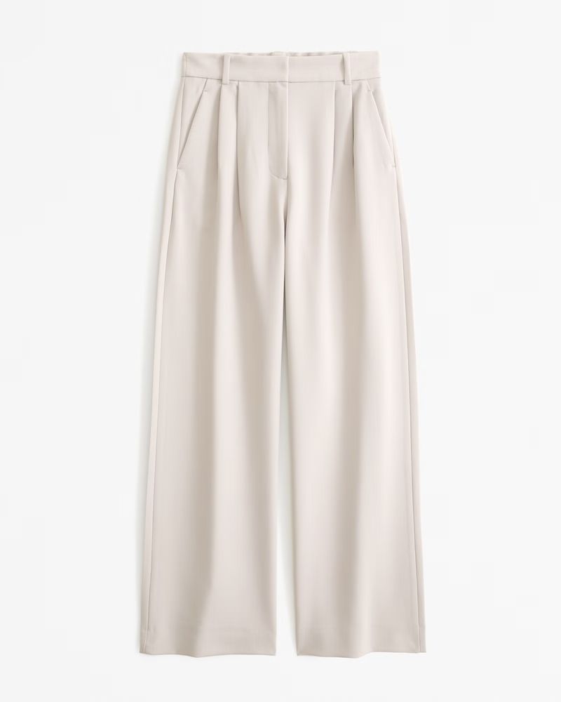 A&F Sloane Tailored Cropped Pant | Abercrombie & Fitch (US)