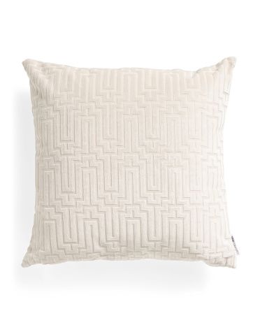 20x20 Cut Velvet Pillow | TJ Maxx