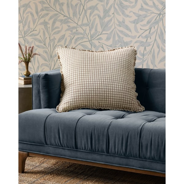 Dinah Pillow PCJ-0012 Ivory/Earth Cotton | Rugs Direct