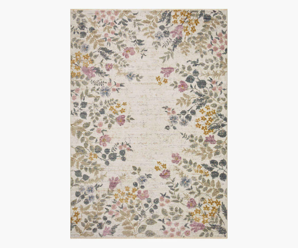 Provence Abbey Power-Loomed Rug - Ivory | Rifle Paper Co.