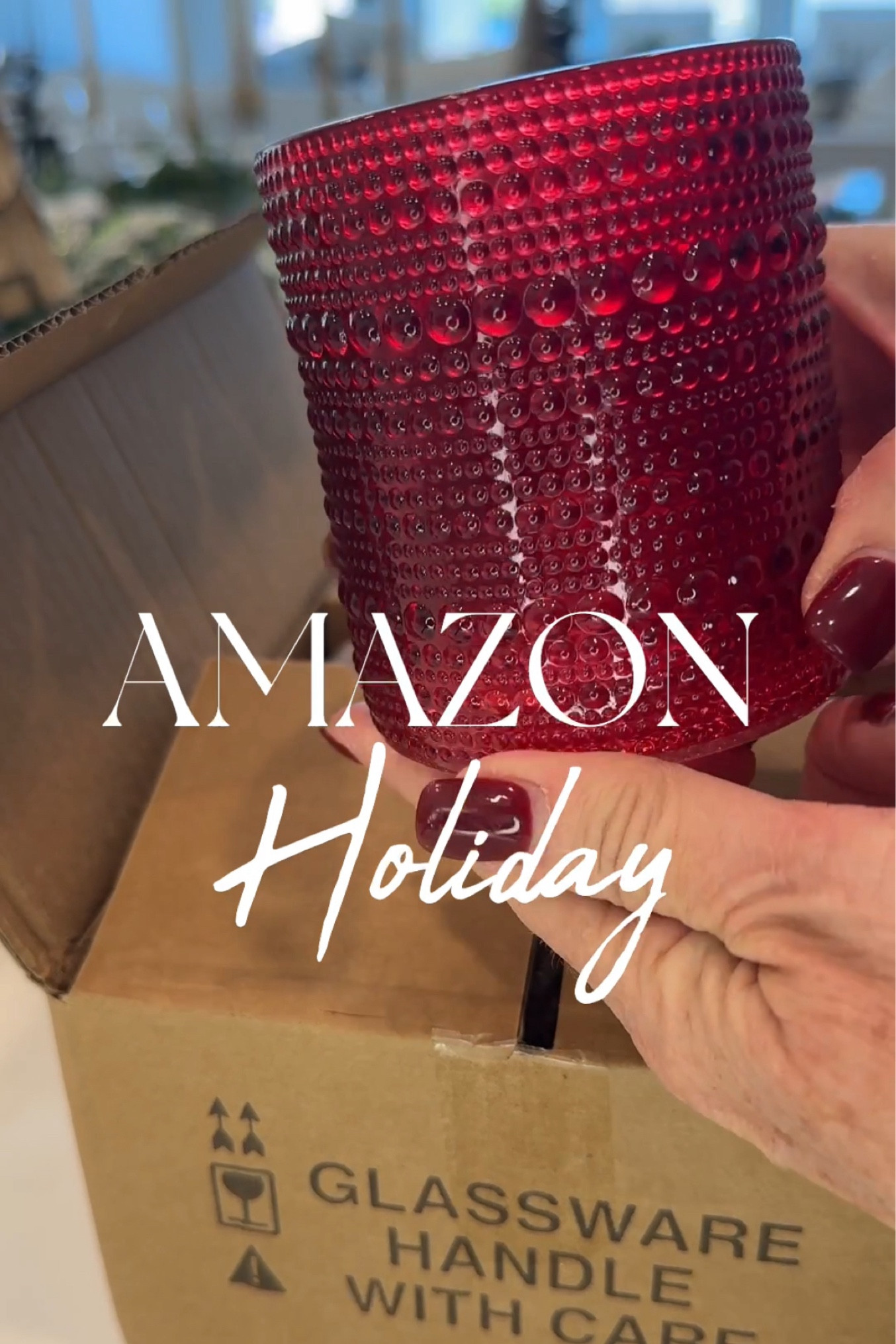 Amazon hobnail glasses are the perfect way to elevate your dining room table! Are you ready for entertaining season? 

#LTKFindsUnder50 #LTKHoliday #LTKHome