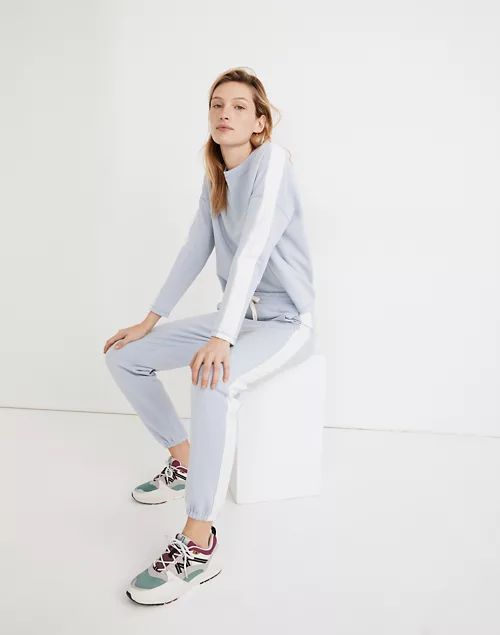 MWL Superbrushed Inset Easygoing Sweatpants | Madewell