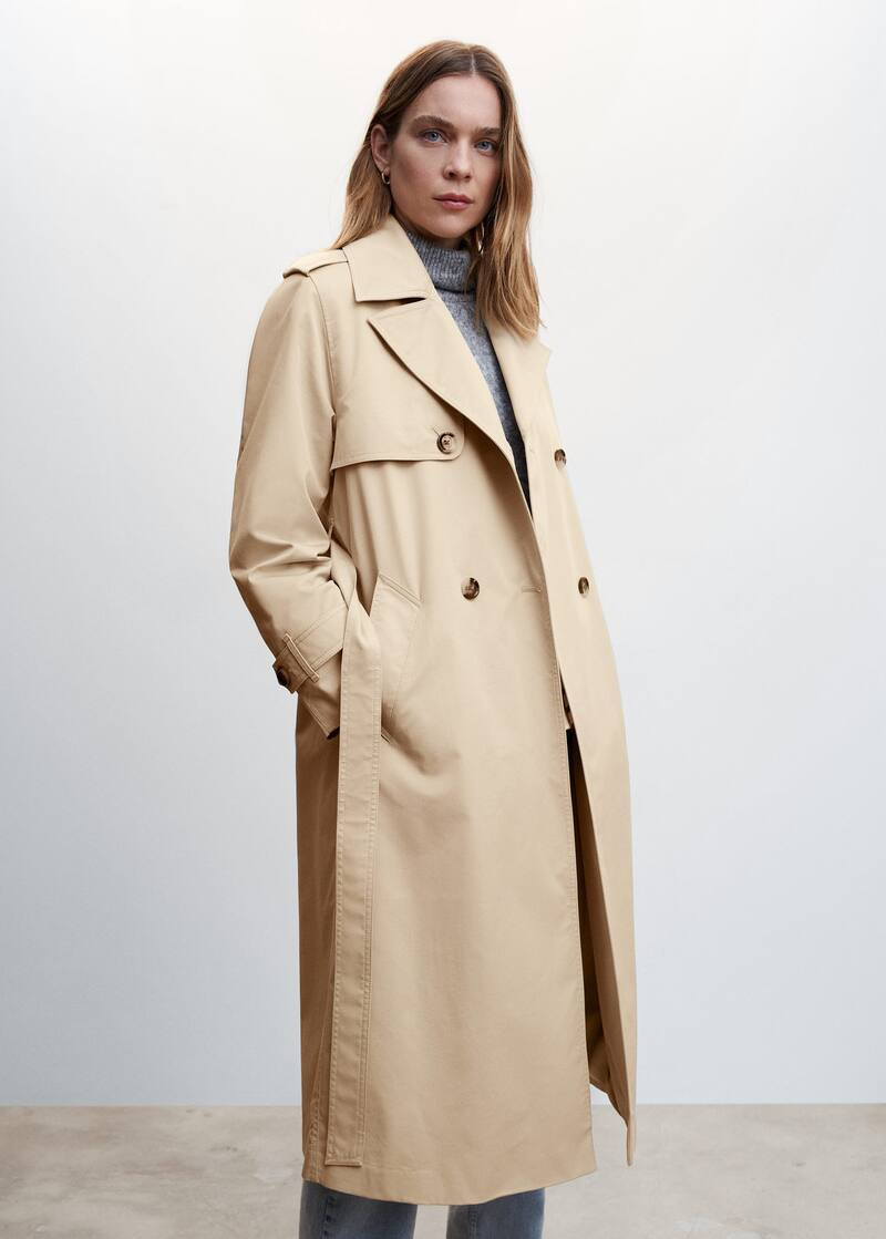 Double-button trench | MANGO (UK)
