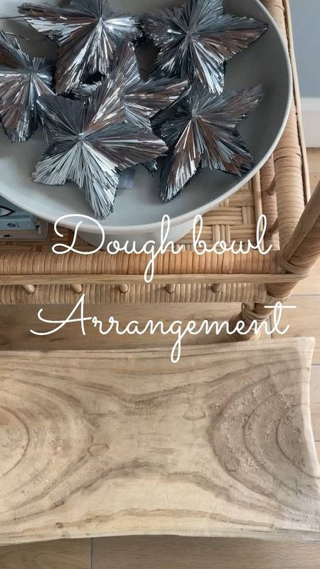 Christmas ornament dough bowl arrangement
My favorite homegoods ornaments and Walmart brown pinecones. 

#LTKhome #LTKSeasonal #LTKHoliday