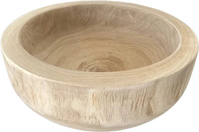artisane,Havana Fruit Bowl,Paulownia Wood,Wooden Bowls for Decor,Parmesean brown | Amazon (US)