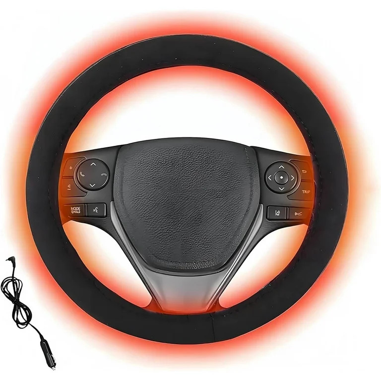 Heated Steering Wheel Cover, Steering Wheel Heater Wireless, 12V Vehicle Hand Warming Steerings W... | Walmart (US)