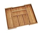 Lipper International Bamboo Expandable 23-Inch Drawer Organizer | Amazon (US)
