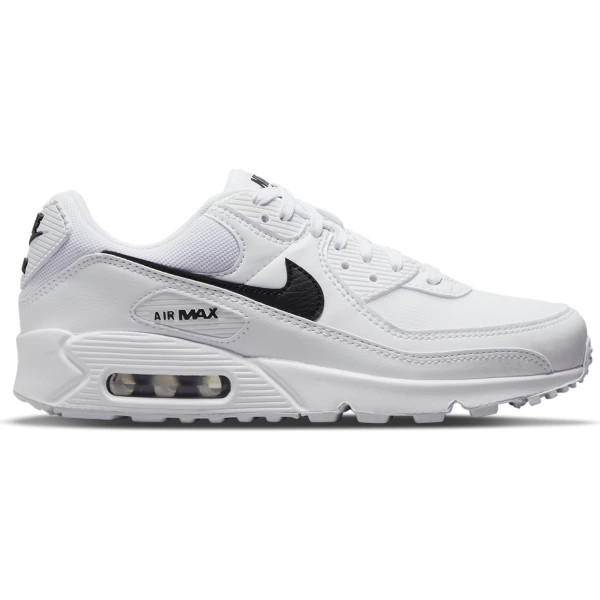 Women's Nike Air Max 90 Shoes 9.5 Regular White/Black-White-Black | Scheels