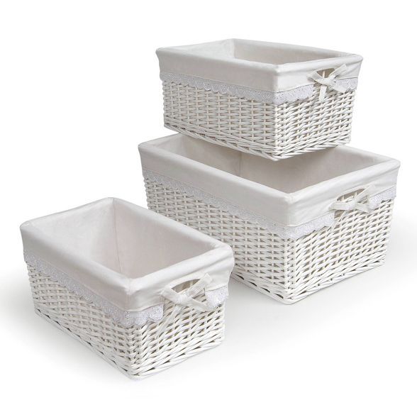 Badger Decorative Basket with White Liners Set of 3 | Target