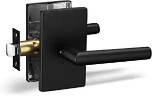 Berlin Modisch Privacy Lever Door Handle Designer Series Easy to Open Locking Lever Set [for Bedr... | Amazon (US)