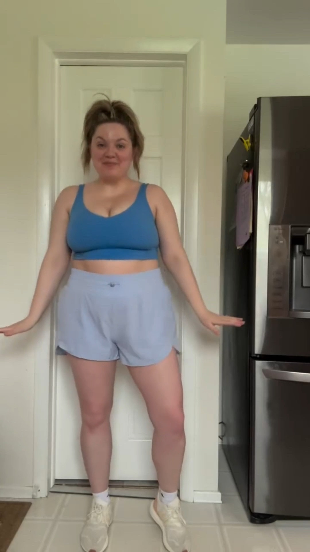 The Warmer weather is upon us, and I’m swapping my leggings for shorts. These are one of my favorite Affordable pairs. This is color from last year, but the selection this year is just as good! 

Shorts - XL 
Bra Top XL

Shorts - XL 
Top - XL

#LTKdayinmylife #LTKmorningroutine #LTKActive